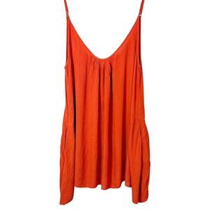 NEW Elan Womens Sleeveless Scoop Neck Strappy Cami Tank Top Tunic Dress Size XS